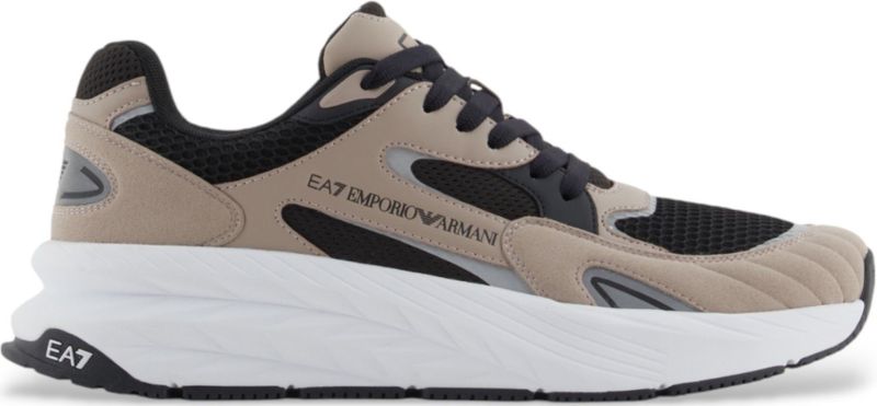 EA7 - Crusher Sonic Mix - Hardloopschoenen - Beige - Veters - Casual