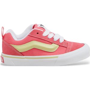 Vansvoor meisjes. VN000CYUDFE1 Knu Skool roze leren sportschoenen (31), Leer, Plat, Veters, Casual, kinderkleding