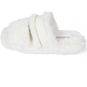 Tommy Hilfigervoor vrouwen. FW0FW08343 Basis witte slippers (41/42), Plat, Geen, Homewear