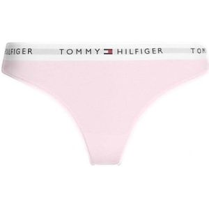 Tommy Hilfigervoor vrouwen. UW0UW03835 String met logo op tailleband roze (S), Homewear, Katoen