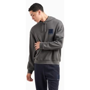 Armani Exchangevoor mannen. 6DZMJBZJNKZ19AC Grijs sweatshirt met capuchon (XXL), Casual, Katoen