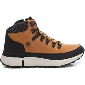 Xtivoor mannen. 14316903-CAMEL Enkellaarsjes 143169 bruin (39), Plat, Veters, Ritssluiting, Casual