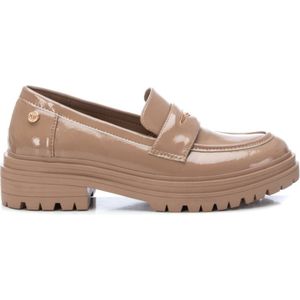 Xtivoor vrouwen. 14200106-TAUPE Mocassins 142001 bruin (36), 1 tot 3 cm, Geen, Casual, Lakleer