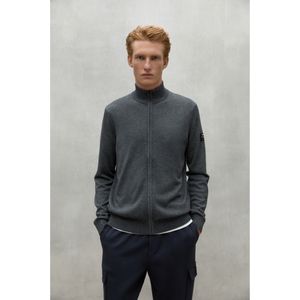 ECOALFvoor mannen. MCMGAKNMANDA0666W24-339 Jas Mandarina donkergrijs (M), Casual, Duurzaam, Gerecyclede Wol