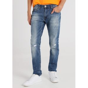 Lois Jeansvoor mannen. 101963626 Premium blauwe ripped jeans (28), Casual, Katoen, Denim