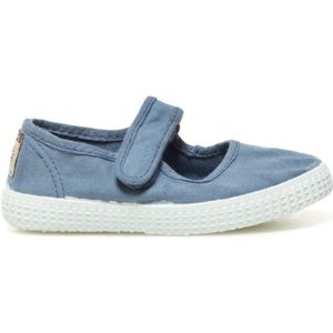 Victoriavoor mannen/jongens. 6611 Slippers Gusanito blauw (18), Stof, Plat, Klittenband, Casual, kinderkleding
