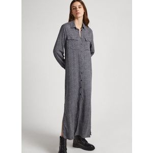 Pepe Jeans - Jeyden - Dameshemdjurk - Lange Mouwen - 100% Viscose
