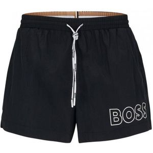 BOSSvoor mannen. 50469280 Sportief zwempak Zwart (S), Casual, Polyamide