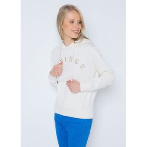 Lois Jeansvoor vrouwen. 464492435 Grafica Cut Out hoodie wit (XS), Casual, Katoen, Lange mouwen