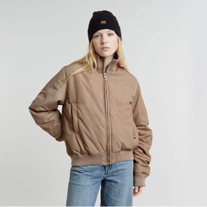 G-Starvoor vrouwen. D25198-C935-G684 Overgangs Aviatorjas beige (XS), Casual, Gerecycled polyester, Duurzaam