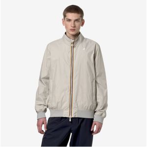 K-Way, Heren, Jassen, Beige, Maat: L Nylon,