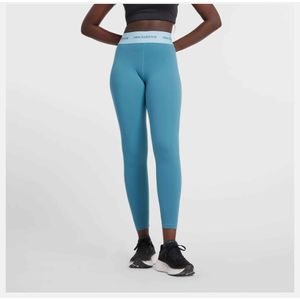 New Balancevoor vrouwen. WP41177 Strakke sportlegging met hoge taille 25 blauw (XL), Sportief, Meerdere sporten, Gerecycled polyester, Duurz