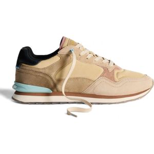 HOFFvoor mannen. 22402609 Avignon beige leren sportschoenen (43), Leer, Plat, Veters, Casual