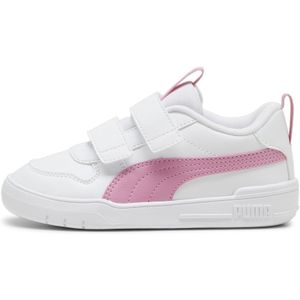 Pumavoor meisjes. 38074027 Trainers Multiflex wit (33), Plat, Klittenband, Casual, kinderkleding