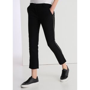 Victorio & Lucchino, V&Lvoor vrouwen. 300108061 Broek met zwarte band met juwelen (26), Casual, Polyester