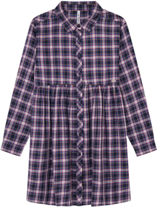 PEPE JEANS - Trinity - Jurk - Blauw - Katoen