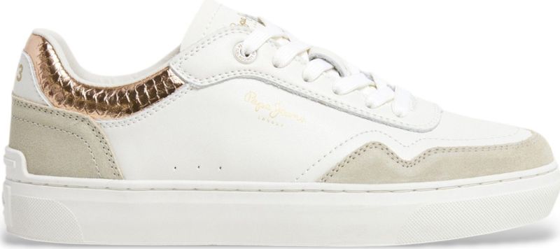 Pepe Jeans - PLS00042 Camden Sneakers - Wit - Leren - Casual