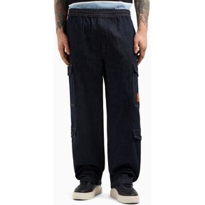 Armani Exchange - XM000384AF12284MB001 - Cargo Broek - Blauw - Katoen