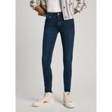 Pepe Jeansvoor vrouwen. PL204583CU2 Jeans skinny Lw blauw (25/32), Casual, Katoen, Denim, Duurzaam
