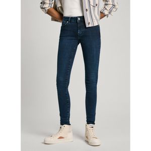 Pepe Jeansvoor vrouwen. PL204583CU2 Jeans skinny Lw blauw (25/32), Casual, Katoen, Denim, Duurzaam