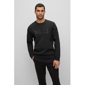 BOSSvoor mannen. 50485505 Relaxed Fit sweatshirt zwart (XXL), Casual, Katoen