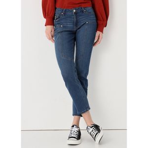Lois Jeansvoor vrouwen. 207872540 Jeans met blauwe western stukken (27), Casual, Katoen, Denim