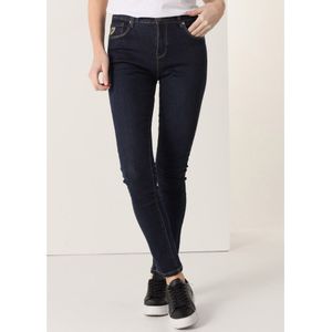 Lois Jeansvoor vrouwen. 201062405 Jeans Lage skinny jeans marine (25), Casual, Katoen, Denim, Marineblauw