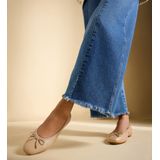 Fitflop - HX8-B41 - Ballerina - Beige - Leer