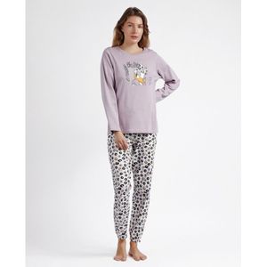 Disneyvoor vrouwen. 60567-0-000215 Pyjama met lange mouwen van Daisy Fashion Lilac (XXL), Homewear, Katoen