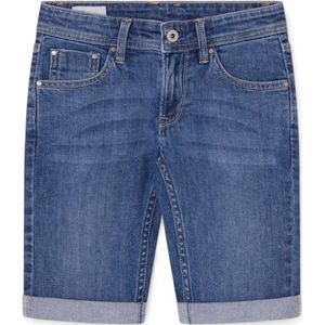 Pepe Jeansvoor jongens. PB800791MR5 Korte broek Slim Jr blauw (140cm), Casual, Katoen, Denim, kinderkleding