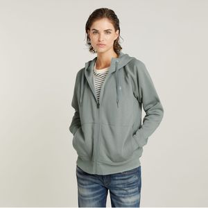 G-Starvoor vrouwen. D22727-C235-G283 Premium Core 2.1 Hoodie groen (XS), Casual, Katoen, Lange mouwen