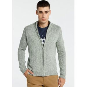 Bendorffvoor mannen. 8332718 Tricot jas met rits (XL), Blauw, Casual, Katoen, Lange mouwen