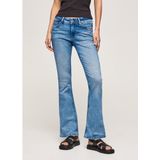 Pepe Jeans - PL204167MH9 - Jeans - Blauw - Casual - Katoen - Denim - Duurzaam