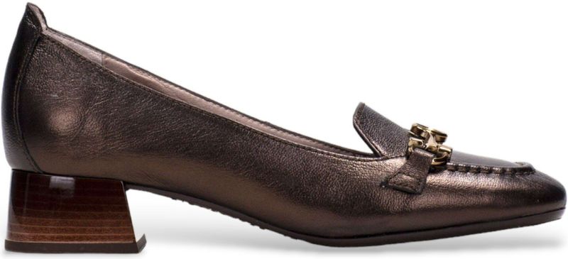 Hispanitas - HI233023 - Leren Loafers - Brons - 3 tot 5 cm Hakhoogte