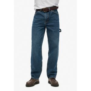 Superdryvoor mannen. M7010929A Blauwe timmerman jeans (36/34), Casual, Katoen, Denim