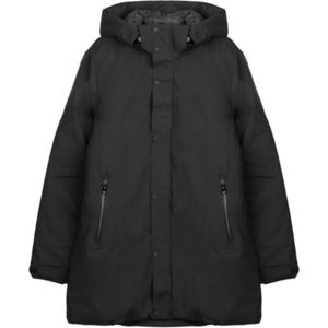 Bikkembergsvoor mannen. PBMG0444 Parka Jas zwart (48), Casual, Katoen