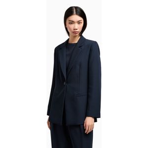 Armani Exchange, Dames, Jassen, Blauw, Maat: XS