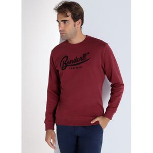 Bendorffvoor mannen. 860215264 BENDORFF - Basic sweatshirt met witte kraag (S), Casual, Katoen, Lange mouwen