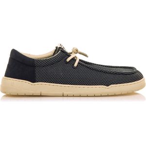 Mustangvoor mannen. 84802 Free-Miami Schoenen Blauw (40), Stof, 1 tot 3 cm, Veters, Casual