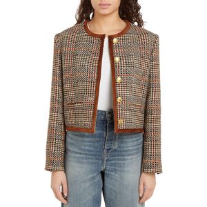 Tommy Hilfigervoor vrouwen. WW0WW42992 Klassieke beige blazer (34), Casual, Duurzaam, Gerecycled Katoen