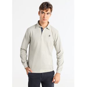 Bendorffvoor mannen. 830285125 BENDORFF - Basic polo met lange mouwen marine (S), Casual, Katoen, Klassiek, Marineblauw