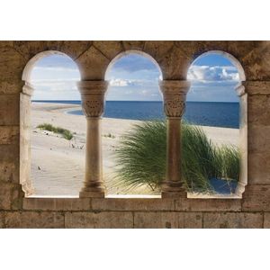 Fotobehang 3D Uitzicht op Strand