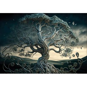 Fotobehang Abstract Tree Art