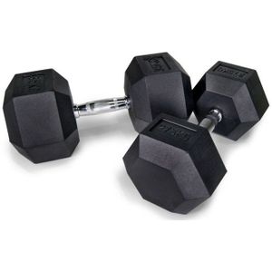 zeshoekig dumbbells (paar) fitnessdigital - 22.5kg