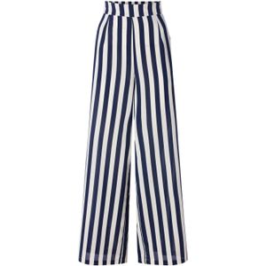 Pantalon - Banned Retro (Wit/Blauw)