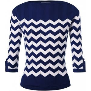 Tops - Banned Retro (Wit/Blauw)