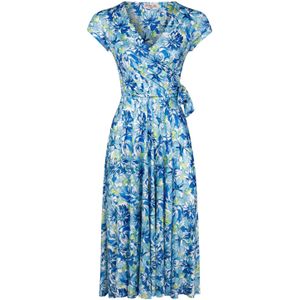 Swing jurk - Vintage Chic for Topvintage - Blauw - Maat 18