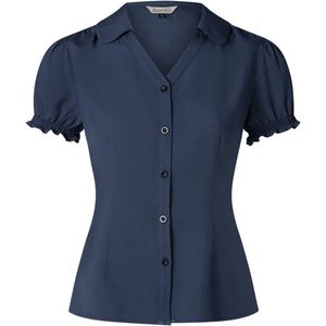 Blouse - Banned Retro (Blauw)