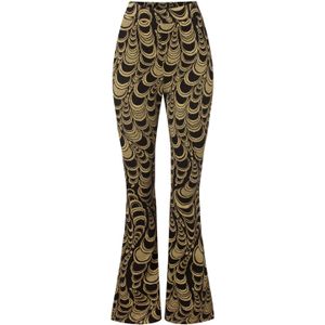 Pantalon - King Louie (Zwart/Goud)