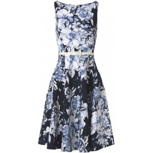 Swing jurk - Vintage Chic for Topvintage (Blauw)